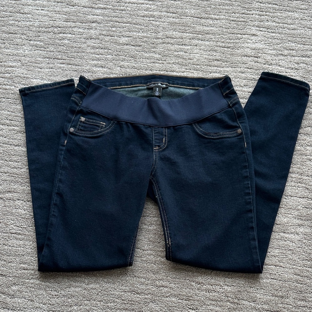 Indigo Blue Women's Maternity Jeggings